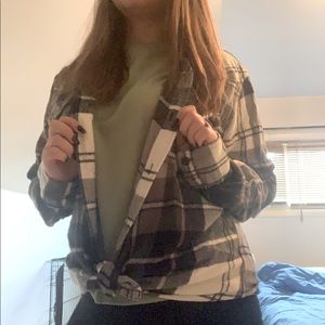 Black and white flannel